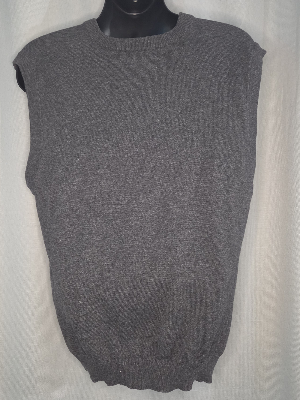 Vintage Men’s Knit Chaps Ralph Lauren Collaboration Sleeveless Sweater Vest Med - Picture 2 of 8